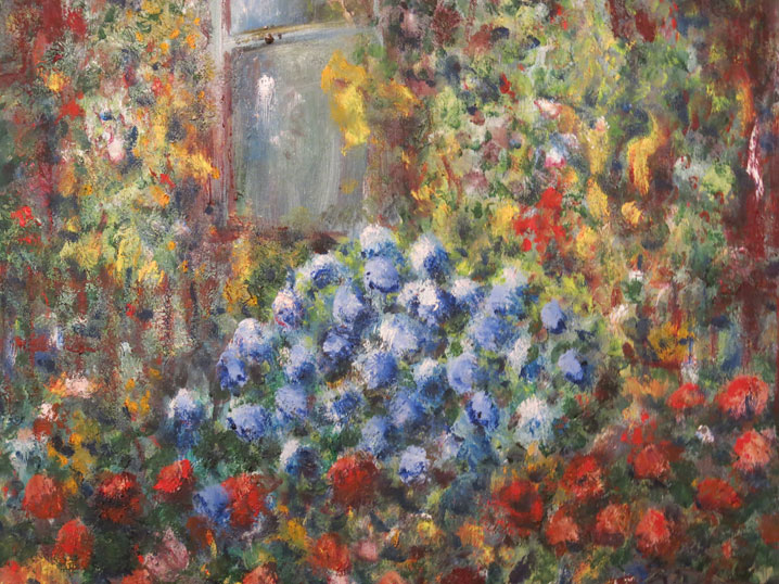 Foto 3 . Fiori Davanti Al Rustico, Olio Su Tela 2009, 50X60.