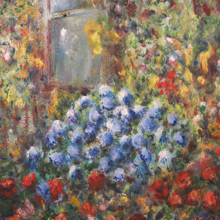 Foto 3 . Fiori Davanti Al Rustico, Olio Su Tela 2009, 50X60.